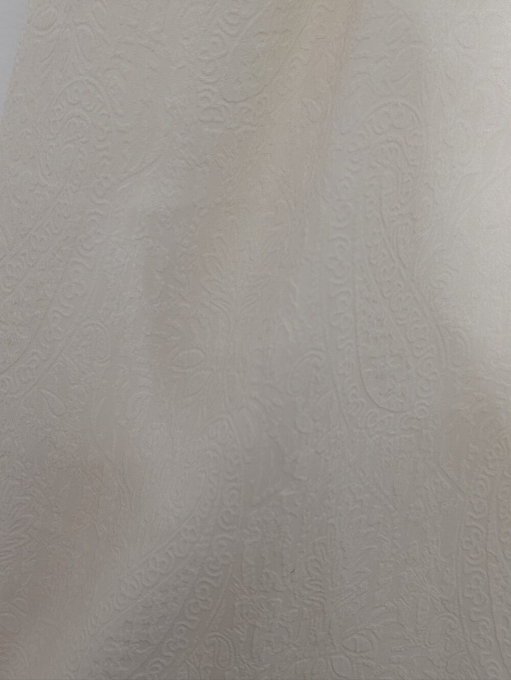 BCBG Maxazria Dress Large Off White Halter Flowy Textured Print Bridal Bride - Picture 4 of 10